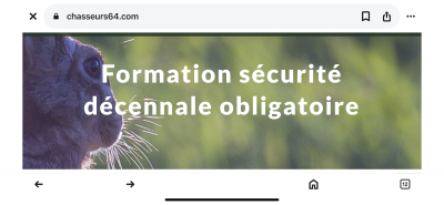 Photo du site de la FDC64